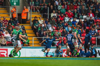 Satış Köpekbalığı George Ford Gallagher Premiership Play-off 'unda Leicester Tigers' a karşı Mattioli Woods Welford Road Stadyumu, Leicester, İngiltere, 7 Haziran 2025