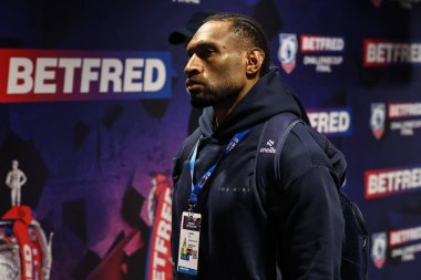 Warrington Wolves 'tan Rodrick Tai, 7 Haziran 2025' te İngiltere 'nin Wembley Stadyumu' nda oynanan Betfred Challenge Cup Final Warrington Wolves vs Hull KR maçında geldi.