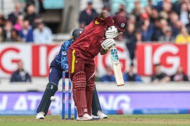 Batı Hint Adaları 'ndan Sherfane Rutherford, 3 Haziran 2025' te Kia Oval, Londra, İngiltere 'de düzenlenen 3.
