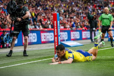 Warrington Wolves 'tan Josh Thewlis, 7 Haziran 2025' te Londra, Wembley Stadyumu 'nda oynanan Betfred Challenge Cup Final Warrington Wolves vs Hull KR karşılaşmasında şansını deneyecek.