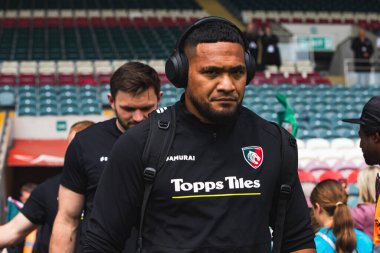 Leicester Tigers 'dan Solomone Kata Gallagher Premiership play-off' undan önce Leicester Tigers, Mattioli Woods Welford Road Stadyumu 'nda Satış Köpekbalıklarına karşı, 7 Haziran 2025