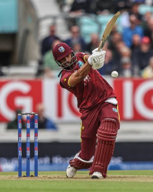 Batı Hint Adaları 'ndan Brandon King, 3 Haziran 2025' te Kia Oval, Londra, Birleşik Krallık 'ta 3.
