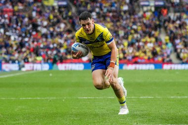 Warrington Wolves 'tan Josh Thewlis, 7 Haziran 2025' te Londra, Wembley Stadyumu 'nda oynanan Betfred Challenge Cup Final Warrington Wolves vs Hull KR karşılaşmasında şansını deneyecek.