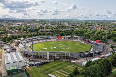 Banks Riverside Stadyumu 'nun 1. Vitality T20 Uluslararası Serisi sırasında İngiltere - Batı Hint Adaları Banks Riverside Stadyumu, Chester-le-street, 6 Haziran 2025