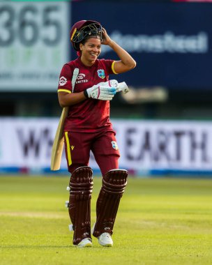 Batı Hint Adaları 'ndan Cherry Ann Fraser, 4 Haziran 2025' te Uptonsteel County Ground, Leicester, İngiltere 'de düzenlenen 2.