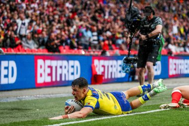 Warrington Wolves 'tan Josh Thewlis, 7 Haziran 2025' te Londra, Wembley Stadyumu 'nda oynanan Betfred Challenge Cup Final Warrington Wolves vs Hull KR karşılaşmasında şansını deneyecek.