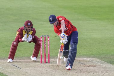 İngiltere kaptanı Harry Brook 1. Vitality Uluslararası T20 Serisi sırasında İngiltere ve Batı Hint Adaları arasında Banks Riverside Stadyumu, Chester-le-street, Birleşik Krallık, 6 Haziran 2025