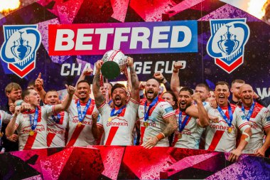 Hull KR, Betfred Challenge Kupası 'nı 7 Haziran 2025' te Wembley Stadyumu 'nda oynanan Betfred Challenge Cup final Warrington Wolves vs Hull KR maçından sonra kaldırdı.