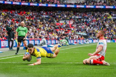 Warrington Wolves 'tan Josh Thewlis, 7 Haziran 2025' te Londra, Wembley Stadyumu 'nda oynanan Betfred Challenge Cup Final Warrington Wolves vs Hull KR karşılaşmasında şansını deneyecek.