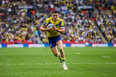 Warrington Wolves 'tan Josh Thewlis, 7 Haziran 2025' te Londra, Wembley Stadyumu 'nda oynanan Betfred Challenge Cup Final Warrington Wolves vs Hull KR karşılaşmasında şansını deneyecek.