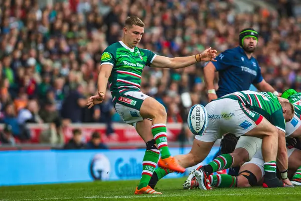 Leicester Kaplanları 'ndan Jack van Poortvliet Gallagher Premiership Play-off Leicester Tigers' a karşı Mattioli Woods Welford Road Stadyumu, Leicester, Birleşik Krallık, 7 Haziran 2025