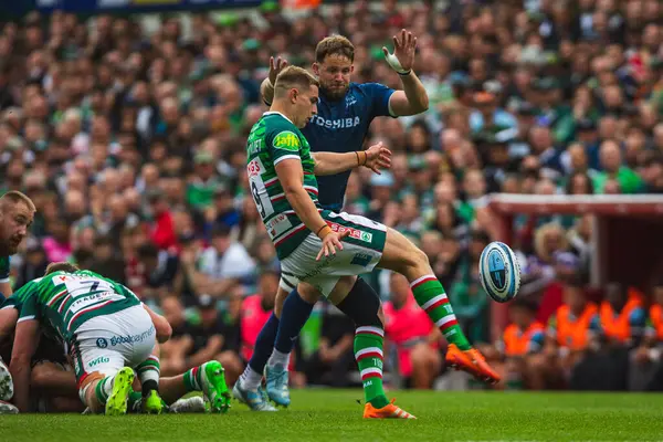 Leicester Kaplanları 'ndan Jack van Poortvliet Gallagher Premiership Play-off Leicester Tigers' a karşı Mattioli Woods Welford Road Stadyumu, Leicester, Birleşik Krallık, 7 Haziran 2025