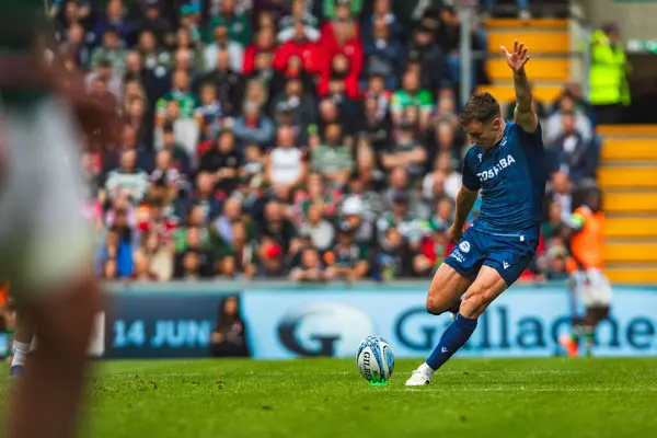 Satış Köpekbalığı George Ford Gallagher Premiership Play-off 'unda Leicester Tigers' a karşı Mattioli Woods Welford Road Stadyumu, Leicester, İngiltere, 7 Haziran 2025