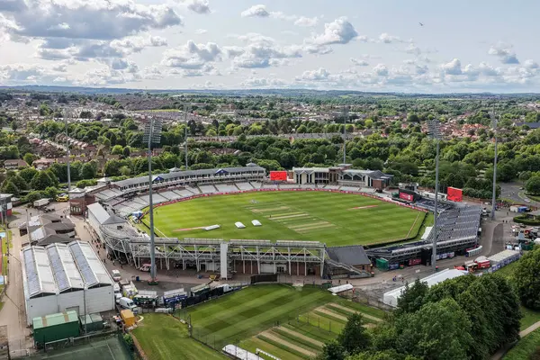 Banks Riverside Stadyumu 'nun 1. Vitality T20 Uluslararası Serisi sırasında İngiltere - Batı Hint Adaları Banks Riverside Stadyumu, Chester-le-street, 6 Haziran 2025