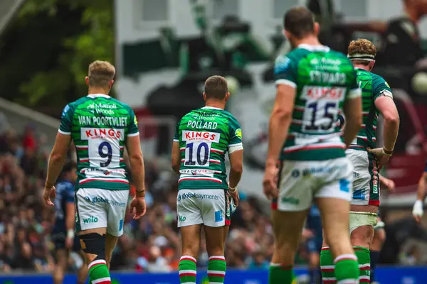 Leicester Tigers 'dan Handr Pollard Gallagher Premiership play-off' unda Leicester Tigers, Mattioli Woods Welford Road Stadyumu 'nda Satış Köpekbalıklarına karşı, 7 Haziran 2025