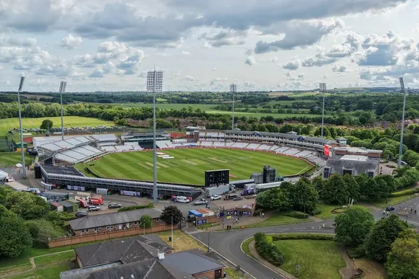 Banks Riverside Stadyumu 'nun 1. Vitality T20 Uluslararası Serisi sırasında İngiltere - Batı Hint Adaları Banks Riverside Stadyumu, Chester-le-street, 6 Haziran 2025