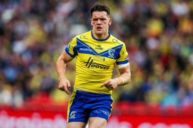Warrington Wolves 'tan Leon Hayes, 7 Haziran 2025' te Londra, Wembley Stadyumu 'nda oynanan Betfred Challenge Cup Final Warrington Wolves vs Hull KR maçında...
