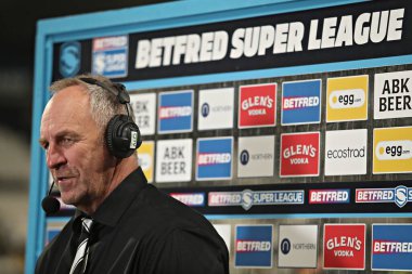 John Cartwright, Hull FC 'nin baş antrenörü. Betfred Süper Lig Raundundan sonra 14. Hull FC, Castleford Tigers 'a karşı MKM Stadyumu, Hull, Birleşik Krallık, 13 Haziran 2025