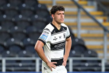 Hull F.C. 'den Lewis Martin. 14. Betfred Süper Lig Turu sırasında Hull FC, Castleford Tigers 'a karşı MKM Stadyumu, Hull, Birleşik Krallık, 13 Haziran 2025