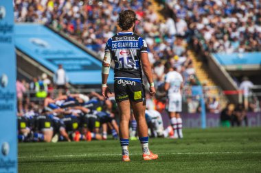 Gallagher Premiership play-off Finali 'nde Bath de Glanville' den Tom de Glanville, Leicester Tigers 'a karşı Allianz Stadyumu, Twickenham, Birleşik Krallık, 14 Haziran 2025