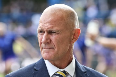 Leeds Rhinos 'un teknik direktörü Brad Arthur 14. Leeds Gergedanı - Warrington Wolves maçı sırasında Leeds Stadyumu, Leeds, İngiltere, 14 Haziran 2025