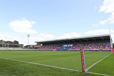 DIY Kitchens Stadyumu 'nun Betfred Süper Lig 14. raundundan önceki genel görüntüsü Wakefield Trinity - Leigh Leopards maçı DIY Kitchens Stadyumu, Wakefield, Birleşik Krallık, 15 Haziran 2025