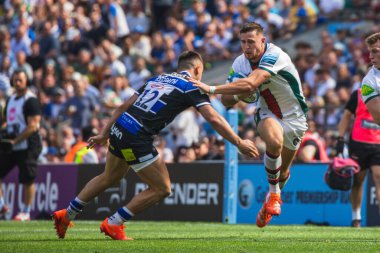 Leicester Tigers 'ın Freddie Steward' ı Gallagher Premiership play-off finali sırasında 20-25 Bath Rugby Leicester Tigers 'a karşı Allianz Stadyumu, Twickenham, Birleşik Krallık, 14 Haziran 2025