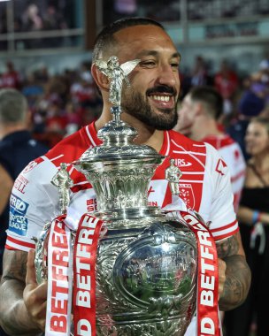 Hull KR 'dan Elliot Minchella, Sewell Group Craven Park' ta 13 Haziran 2025 'te oynanan Betfred Süper Lig Hull KR - Catalans Dragons maçında Sewell Group Craven Park, Kingston - Hull, İngiltere