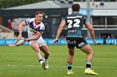 Wakefield Trinity 'den Jake Trueman 15 Haziran 2025' te Wakefield Stadyumu, Wakefield, Birleşik Krallık 'ta oynanan Wakefield Trinity vs Leopards maçında 14.