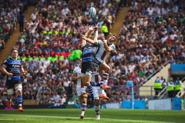 Leicester Tigers 'dan Handr Pollard Gallagher Premiership play-off Finali sırasında 20-25 Bath Rugby - Leicester Tigers, Allianz Stadyumu, Twickenham, Birleşik Krallık, 14 Haziran 2025
