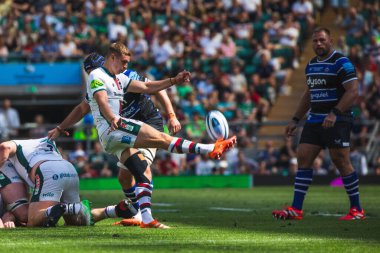 Leicester Tigers 'dan Jack van Poortvliet Gallagher Premiership play-off Finali 2025 Bath Rugby - Leicester Tigers maçında Allianz Stadyumu, Twickenham, Birleşik Krallık, 14 Haziran 2025
