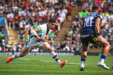 Leicester Kaplanları 'ndan Izaia Perese Gallagher Premiership play-off Finali 2025 Bath Rugby - Leicester Tigers maçında Allianz Stadyumu, Twickenham, Birleşik Krallık, 14 Haziran 2025