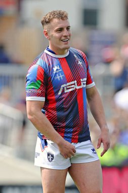 Wakefield Trinity 'den Jake Trueman Betfred Süper Lig 14. raundundan önce Wakefield Trinity, DIY Kitchens Stadyumu, Wakefield, Birleşik Krallık' ta Leoparlara karşı 15 Haziran 2025