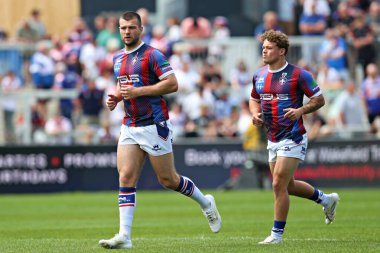 Wakefield Trinity 'den Max Jowitt 15 Haziran 2025' te Wakefield Süper Lig karşılaşmasından önce Wakefield Trinity ile Leopards arasında DIY Kitchens Stadyumu, Wakefield, İngiltere