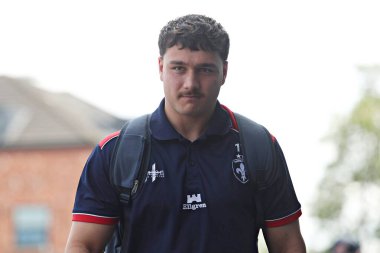 Wakefield Trinity 'den Seth Nikotemo 15 Haziran 2025' te Birleşik Krallık 'ın Wakefield Stadyumu' nda oynanan Wakefield Trinity - Leigh Leopards maçından önce