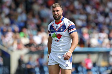 Wakefield Trinity 'den Mike McMeeken 15 Haziran 2025' te Birleşik Krallık 'ın Wakefield Stadyumu' nda oynanan Wakefield Trinity - Leigh Leopards maçında 14.