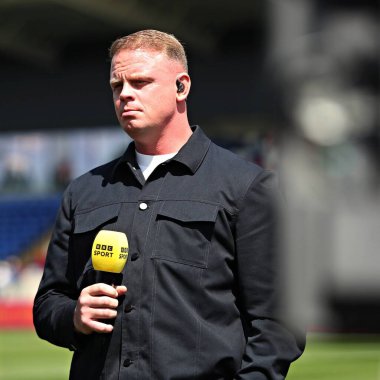 BBC 'den Kevin Brown 15 Haziran 2025' te Wakefield Stadyumu 'nda oynanan Wakefield Trinity - Leigh Leopards maçından önce