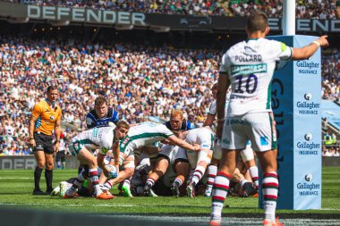 Leicester Tigers 'dan Jack van Poortvliet Gallagher Premiership play-off Finali 2025 Bath Rugby - Leicester Tigers maçında Allianz Stadyumu, Twickenham, Birleşik Krallık, 14 Haziran 2025