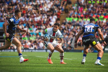 Leicester Kaplanları 'ndan Izaia Perese Gallagher Premiership play-off Finali 2025 Bath Rugby - Leicester Tigers maçında Allianz Stadyumu, Twickenham, Birleşik Krallık, 14 Haziran 2025