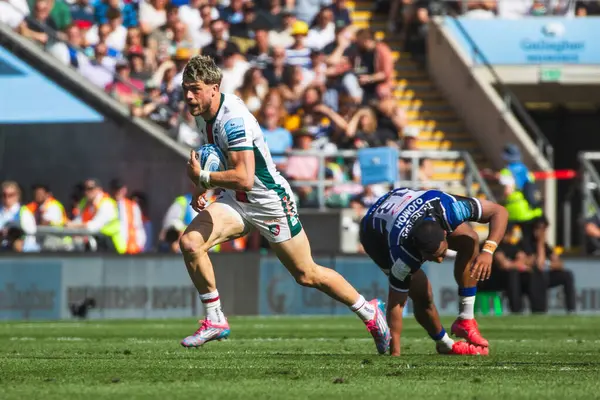 Leicester Tigers 'dan Ollie Hassell-Collins Gallagher Premiership play-off Finali 2025 Bath Rugby - Leicester Tigers maçında Allianz Stadyumu, Twickenham, Birleşik Krallık, 14 Haziran 2025