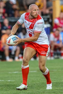 Hull KR 'dan Dean Hadley 15. Betfred Süper Lig karşılaşmasında Castleford Tigers, Hull KR' a karşı 19 Haziran 2025 'te The Mend-A-Hose Jungle, Castleford, İngiltere' de.