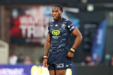 Wigan Warriors 'dan Junior Nsemba 15. Betfred Süper Ligi karşılaşmasında Wakefield Trinity' ye karşı Wigan Warriors ile DIY Kitchens Stadyumu, Wakefield, İngiltere, 20 Haziran 2025
