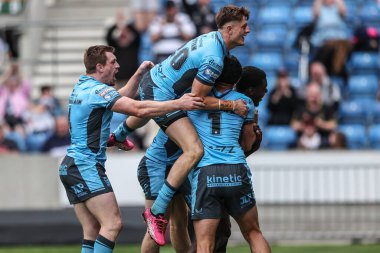 Hull FC 'den Sam Eseh, 22 Haziran 2025' te İngiltere 'nin Eccles kentindeki Salford Community Stadyumu' nda oynanan 15.