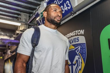 Warrington Wolves 'tan Rodrick Tai 15. Betfred Süper Lig karşılaşmasında Warrington Wolves, Huddersfield Giants' a karşı Halliwell Jones Stadyumu, Warrington, 21 Haziran 2025