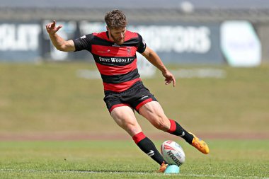 Barrow Raiders 'dan Ryan Shaw, 22 Haziran 2025' te Güney Leeds Stadyumu 'nda oynanan Betfred Şampiyonası maçında Hunslet RLFC - Barrow Raiders maçında dönüşüm geçirdi.