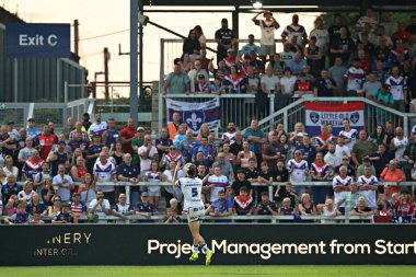 Wakefield Trinity 'den Tom Johnstone, 20 Haziran 2025' te, Wakefield, İngiltere 'deki DIY Kitchens Stadyumu' nda oynanan 15.