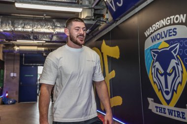 Warrington Wolves takımından Danny Walker, 21 Haziran 2025 'te Warrington Wolves ile Huddersfield Giants arasında oynanan 15.