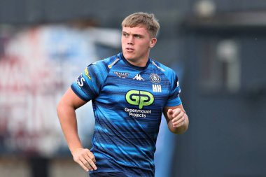 Wigan Warriors 'dan Harvie Hill 15. Betfred Süper Ligi karşılaşmasından önce Wakefield Trinity Wigan Warriors' a karşı DIY Kitchens Stadyumu, Wakefield, İngiltere, 20 Haziran 2025