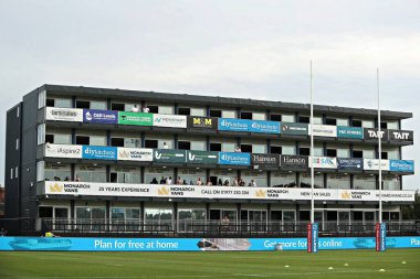 DIY Kitchens Stadyumu 'nun 15. Betfred Süper Ligi karşılaşmasından önceki genel görüntüsü Wakefield Trinity ile Wigan Warriors maçı DIY Kitchens Stadyumu, Wakefield, Birleşik Krallık, 20 Haziran 2025