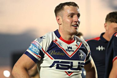Wakefield Trinity 'den Jake Trueman 15. Betfred Süper Ligi karşılaşmasından sonra Wakefield Trinity Wigan Warriors' a karşı DIY Kitchens Stadyumu, Wakefield, İngiltere, 20 Haziran 2025